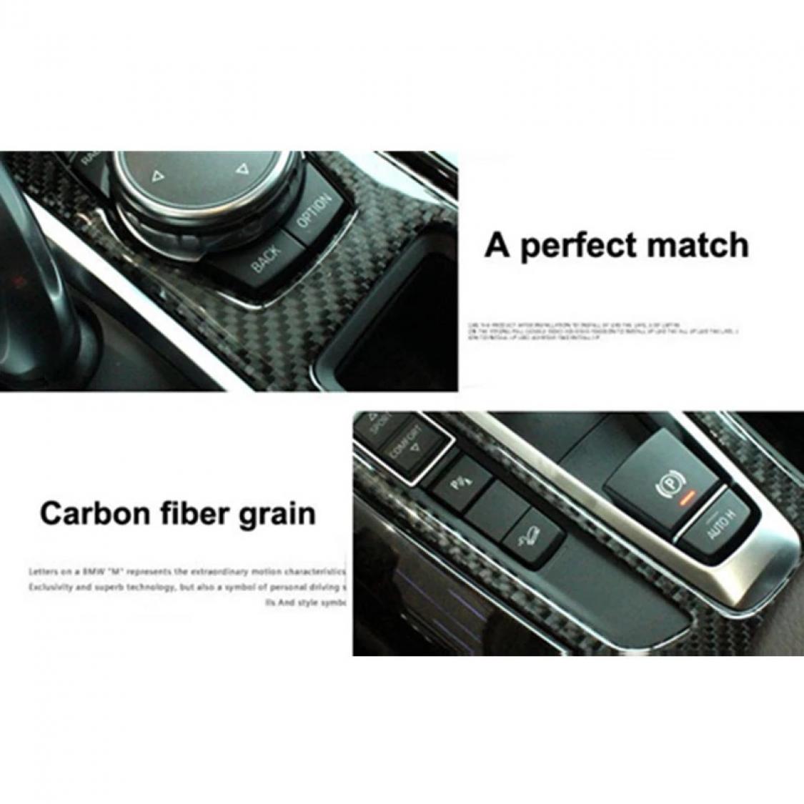 Abdeckung Rahmen Blende Carbon Flex Automatikgetriebe Mittelkonsole Geeignet Für BMW X5 X6 F15 F16