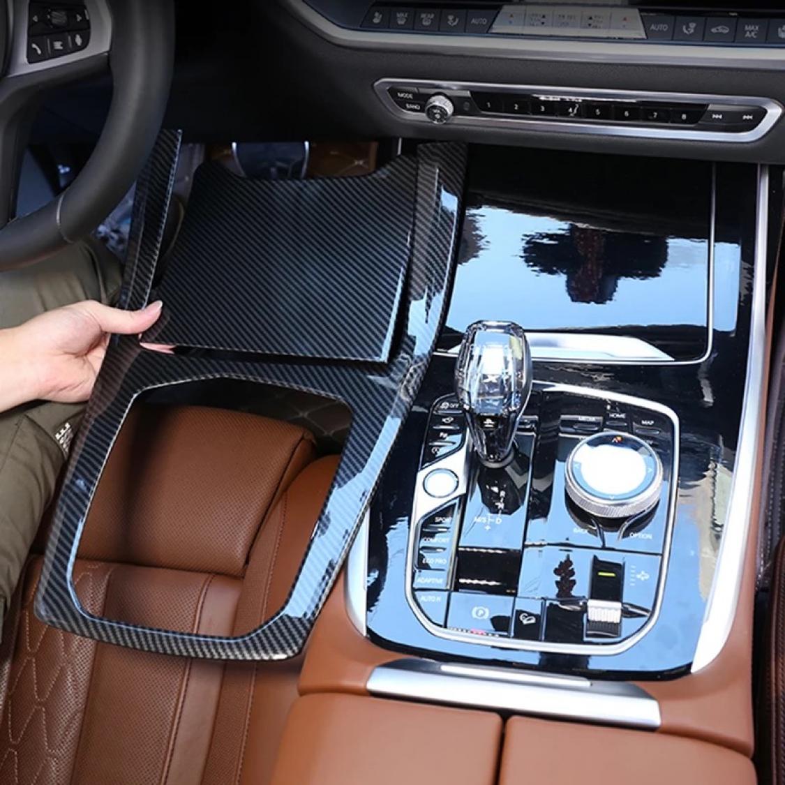 Abdeckung Rahmen Blende Carbon Optik Automatikgetriebe Mittelkonsole Geeignet Für BMW X5 G05