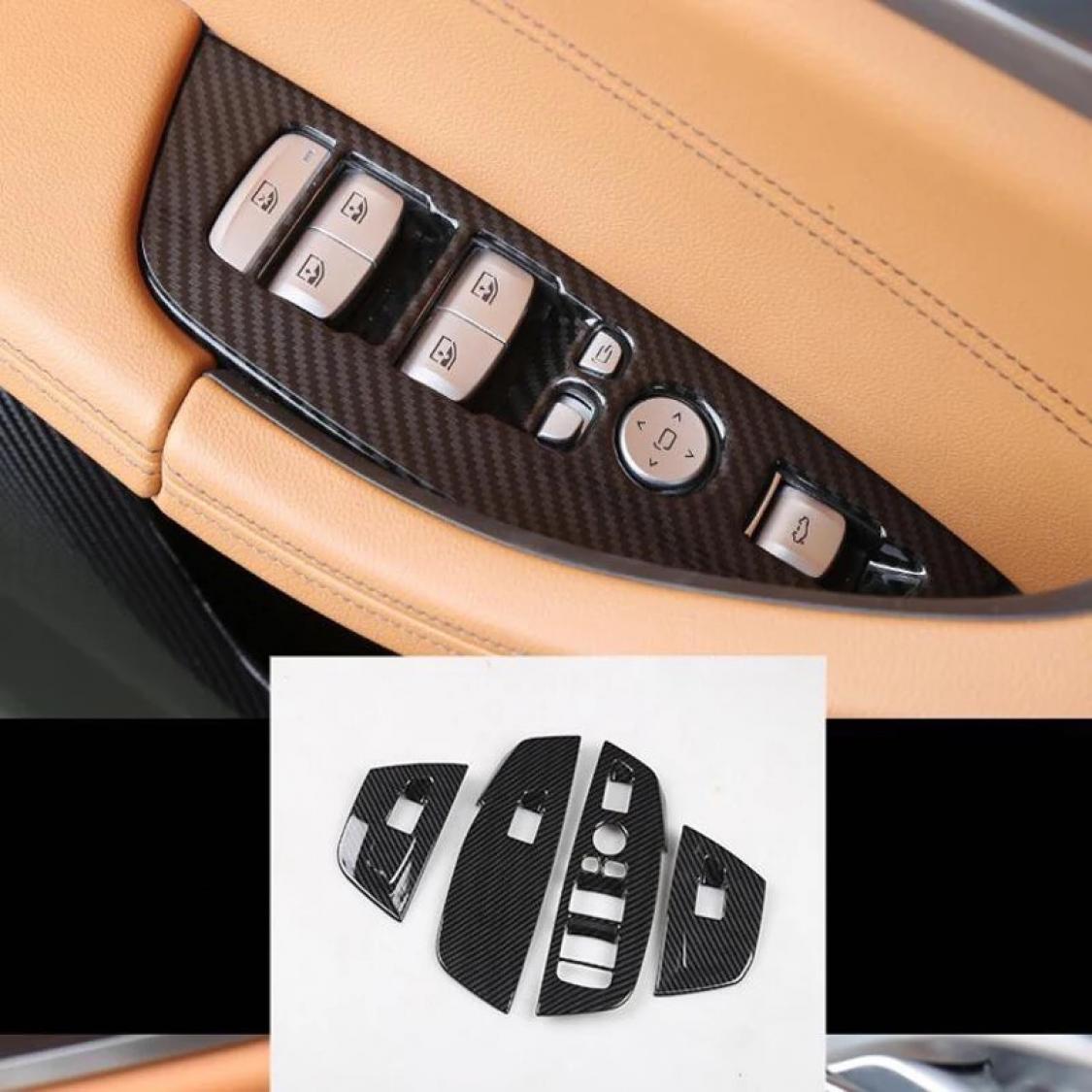 Fensterheber Rahmen Blende Carbon Matt Optik Geeignet Für BMW X3 G01