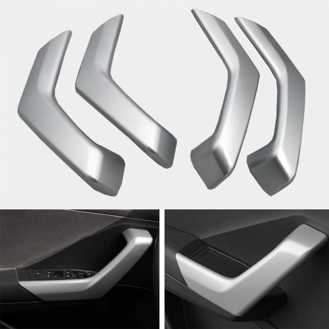 Handgriffe Blende Abdeckung Rahmen Silber Matt Geeignet Für VW T-Roc TDI TSI