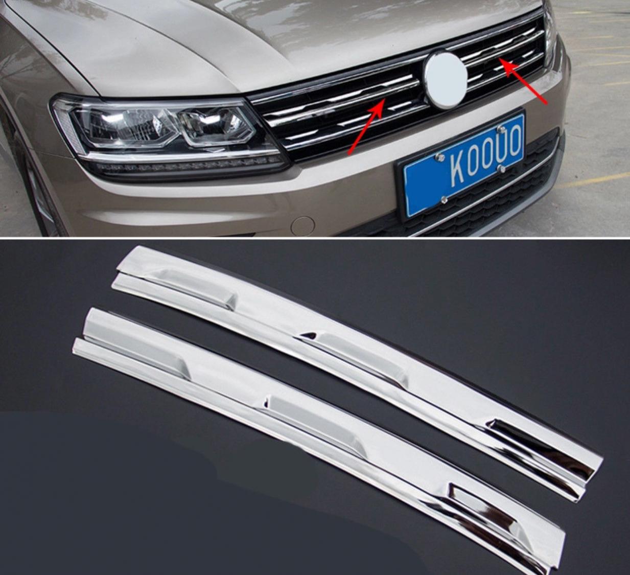 Frontgrill Leistenabdeckung Geeignet Für VW Tiguan 2 AD1